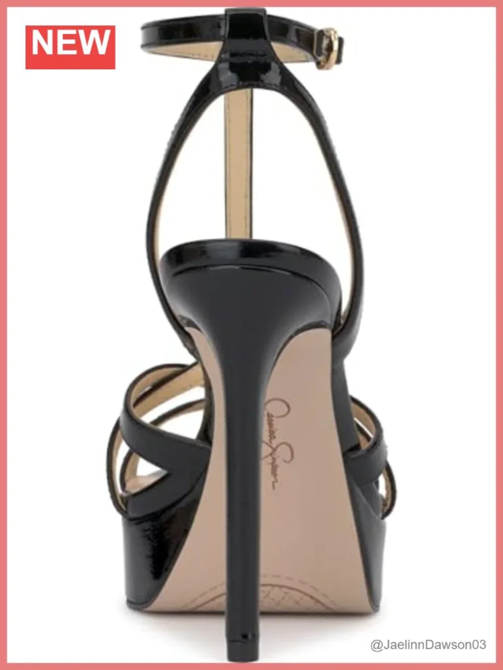 Faux Leather T-Strap Platform Sandals with Buckle, Open Toe